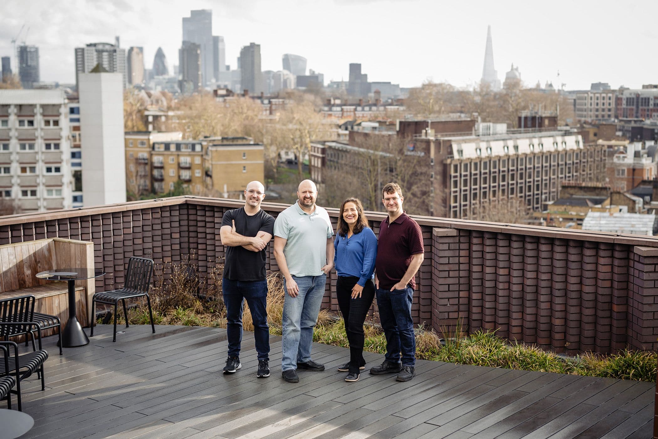 The Slashwork team in their Kings Cross HQ preparing to bring a next-generation tool to work communication